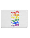 TooLoud Pride Flag Hex Code Placemat Set of 4 Placemats Multi-pack-Placemat-TooLoud-Davson Sales