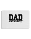 Dad Knows Best Placemat by TooLoud Set of 4 Placemats-Placemat-TooLoud-White-Davson Sales