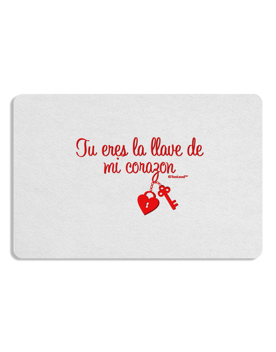 Tu Eres La Llave De Mi Corazon Placemat by TooLoud Set of 4 Placemats-Placemat-TooLoud-White-Davson Sales