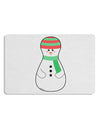 Cute Snowman Matryoshka Nesting Doll - Christmas 12 x 18 Placemat Set of 4 Placemats-Placemat-TooLoud-White-Davson Sales