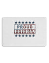 Proud Veteran Flag Placemat Set of 4 Placemats-Placemat-TooLoud-White-Davson Sales