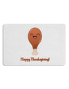 Cute Turkey Leg - Happy Thanksgiving 12 x 18 Placemat Set of 4 Placemats-Placemat-TooLoud-White-Davson Sales