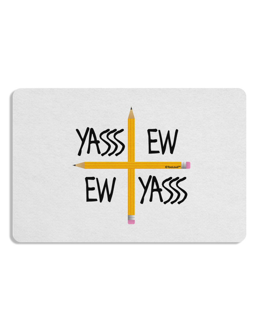 Charlie Charlie Challenge - Funny Placemat Set of 4 Placemats-Placemat-TooLoud-White-Davson Sales