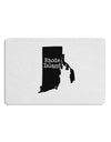 Rhode Island - United States Shape Placemat by TooLoud Set of 4 Placemats-Placemat-TooLoud-White-Davson Sales