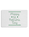 Happy St Patricks Day Clovers Placemat Set of 4 Placemats-Placemat-TooLoud-White-Davson Sales