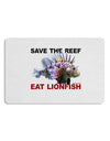 Save the Reef - Eat Lionfish Placemat Set of 4 Placemats-Placemat-TooLoud-White-Davson Sales