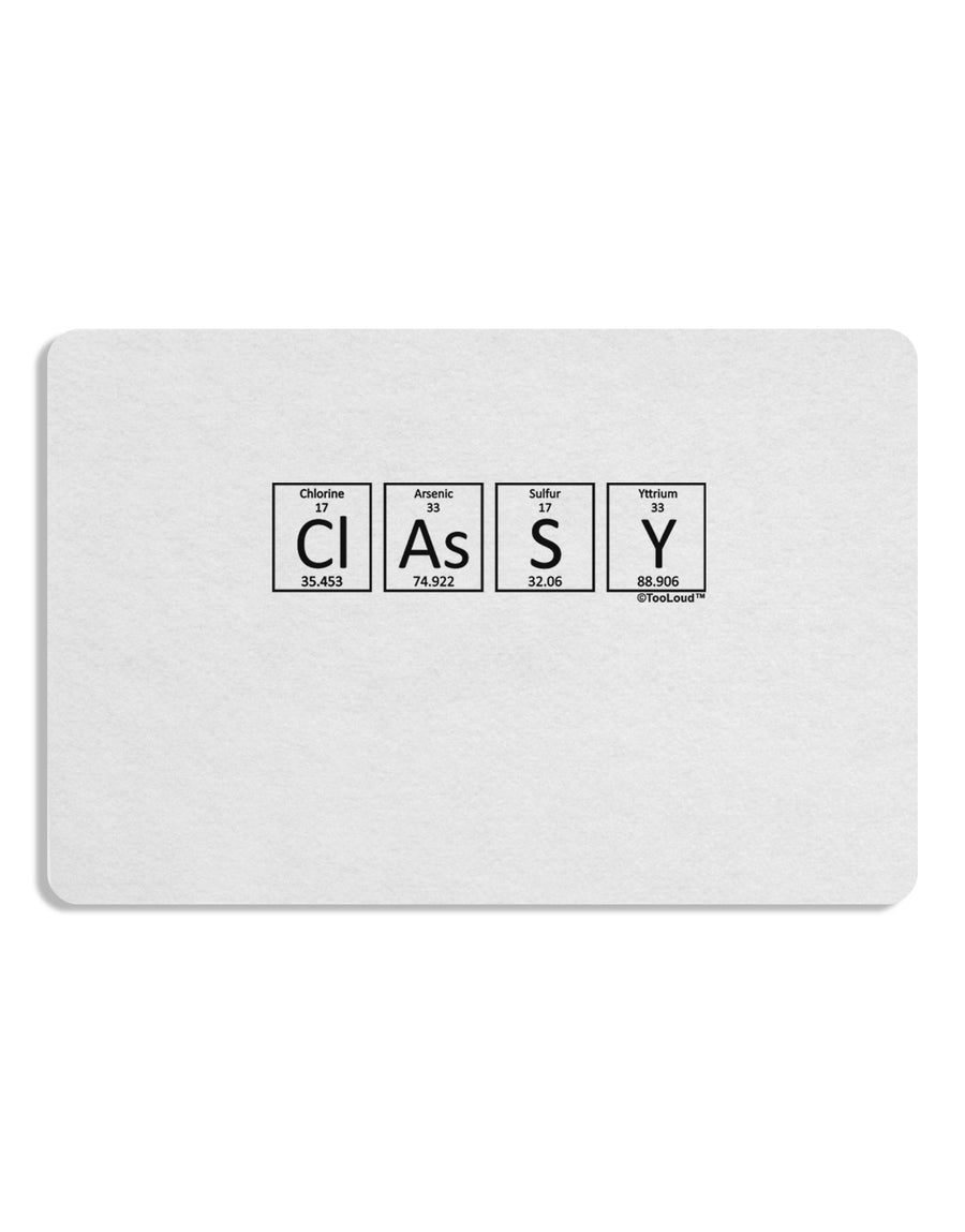 Classy - Periodic table of Elements Placemat by TooLoud Set of 4 Placemats-Placemat-TooLoud-White-Davson Sales