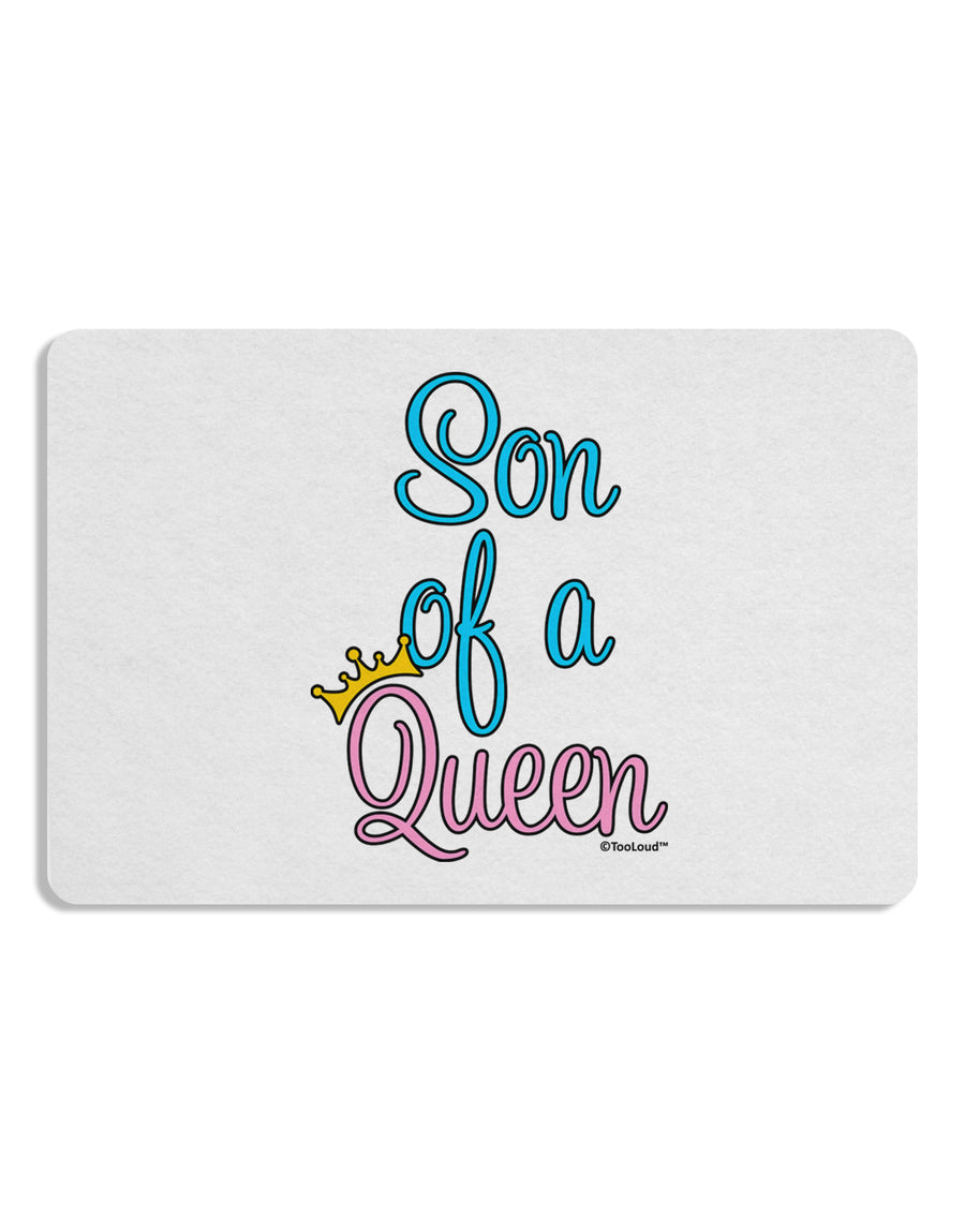 Son of a Queen - Matching Mom and Son Design Placemat by TooLoud Set of 4 Placemats-Placemat-TooLoud-White-Davson Sales