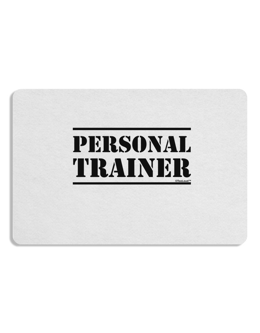 TooLoud Personal Trainer Military Text  Placemat Set of 4 Placemats Mu