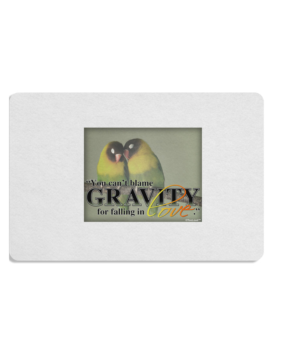 Can't Blame Gravity Placemat Set of 4 Placemats-Placemat-TooLoud-White-Davson Sales