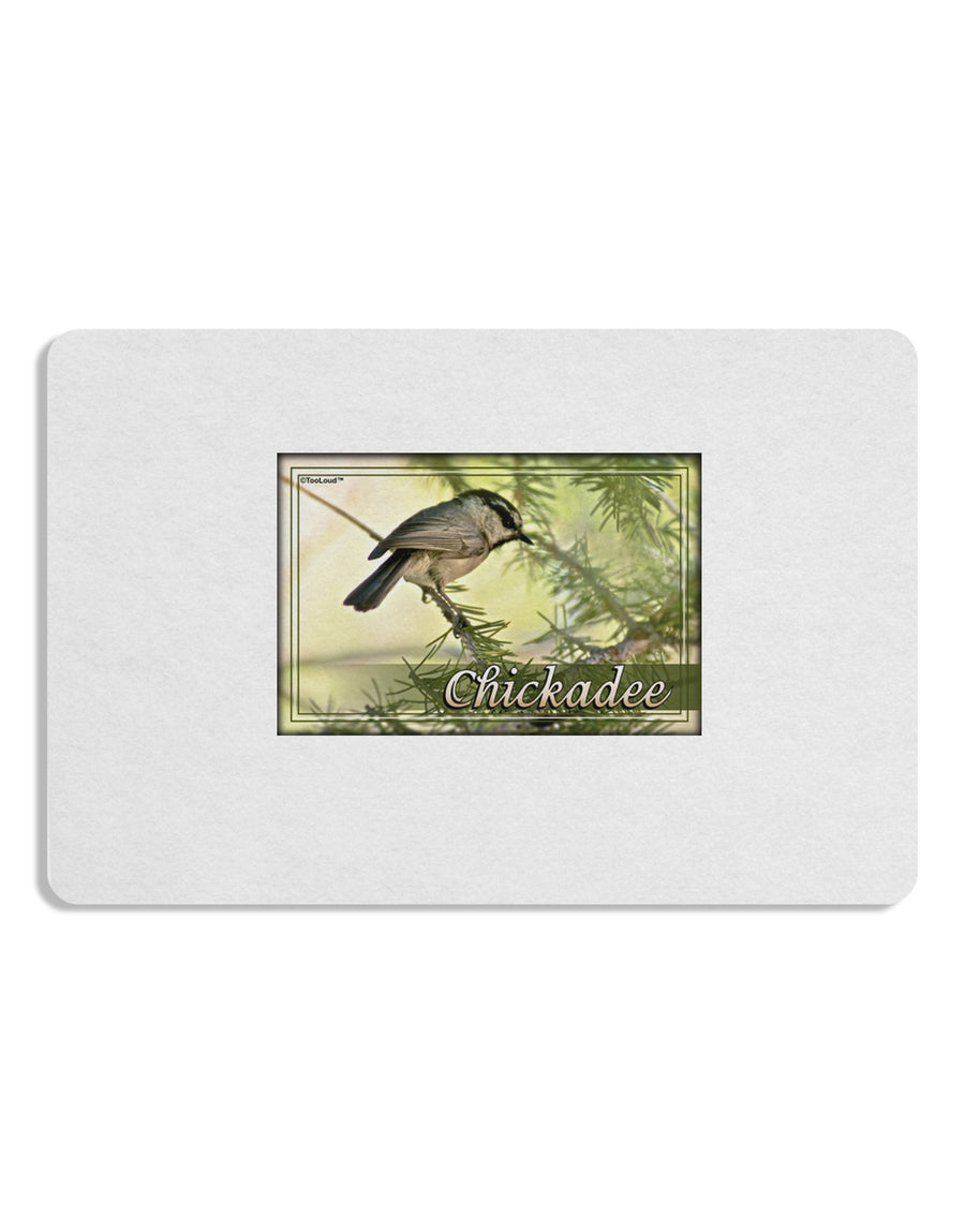 CO Chickadee with Text Placemat Set of 4 Placemats-Placemat-TooLoud-White-Davson Sales