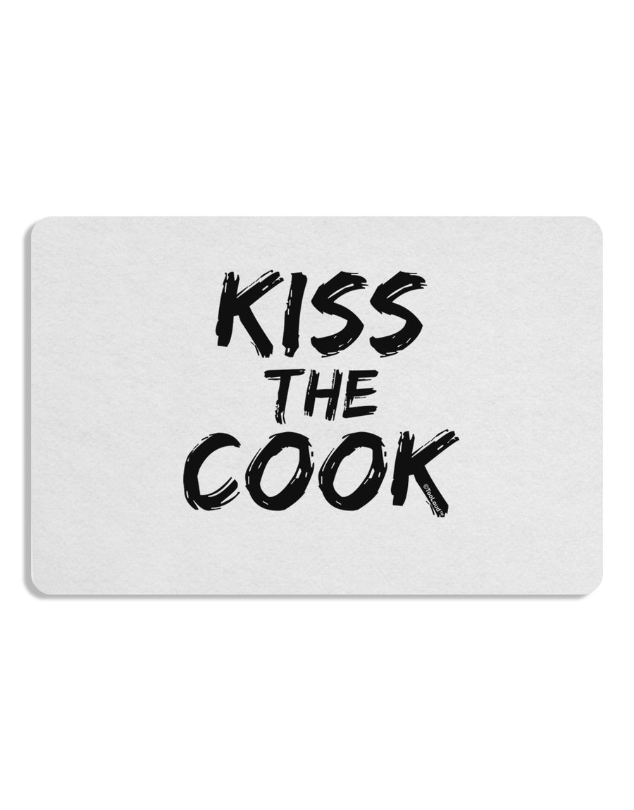 Kiss the Cook Grill Master 2 - Text 12 x 18 Placemat by TooLoud Set of 4 Placemats-Placemat-TooLoud-White-Davson Sales