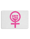 Pink Distressed Feminism Symbol Placemat Set of 4 Placemats-Placemat-TooLoud-White-Davson Sales