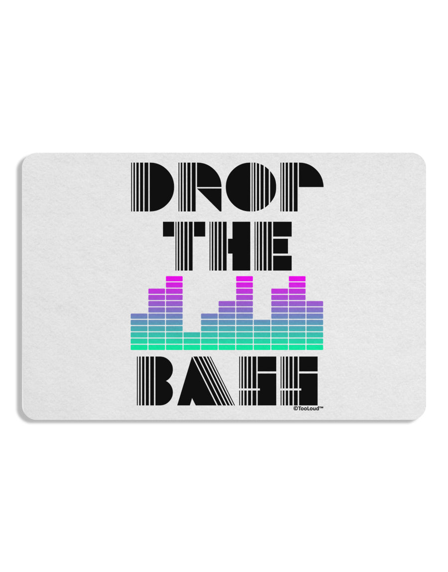 Drop the Bass Placemat Set of 4 Placemats-Placemat-TooLoud-White-Davson Sales