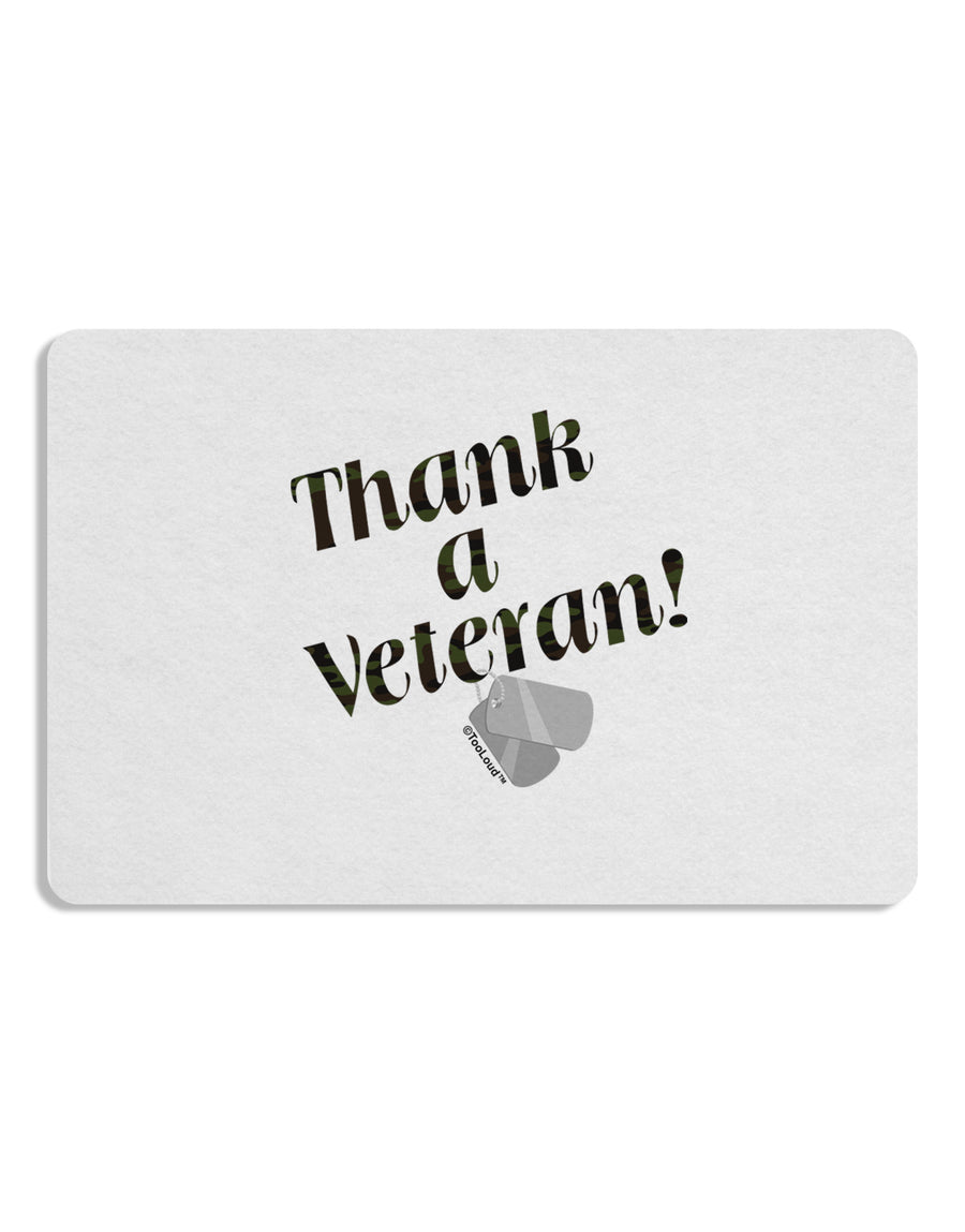 Thank A Veteran Placemat Set of 4 Placemats-Placemat-TooLoud-White-Davson Sales