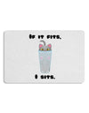 If It Fits - Cute Cat Design 12 x 18 Placemat by TooLoud Set of 4 Placemats-Placemat-TooLoud-White-Davson Sales