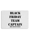 Black Friday Team Captain - Drop and Give Me Deals 12 x 18 Placemat Set of 4 Placemats-Placemat-TooLoud-White-Davson Sales