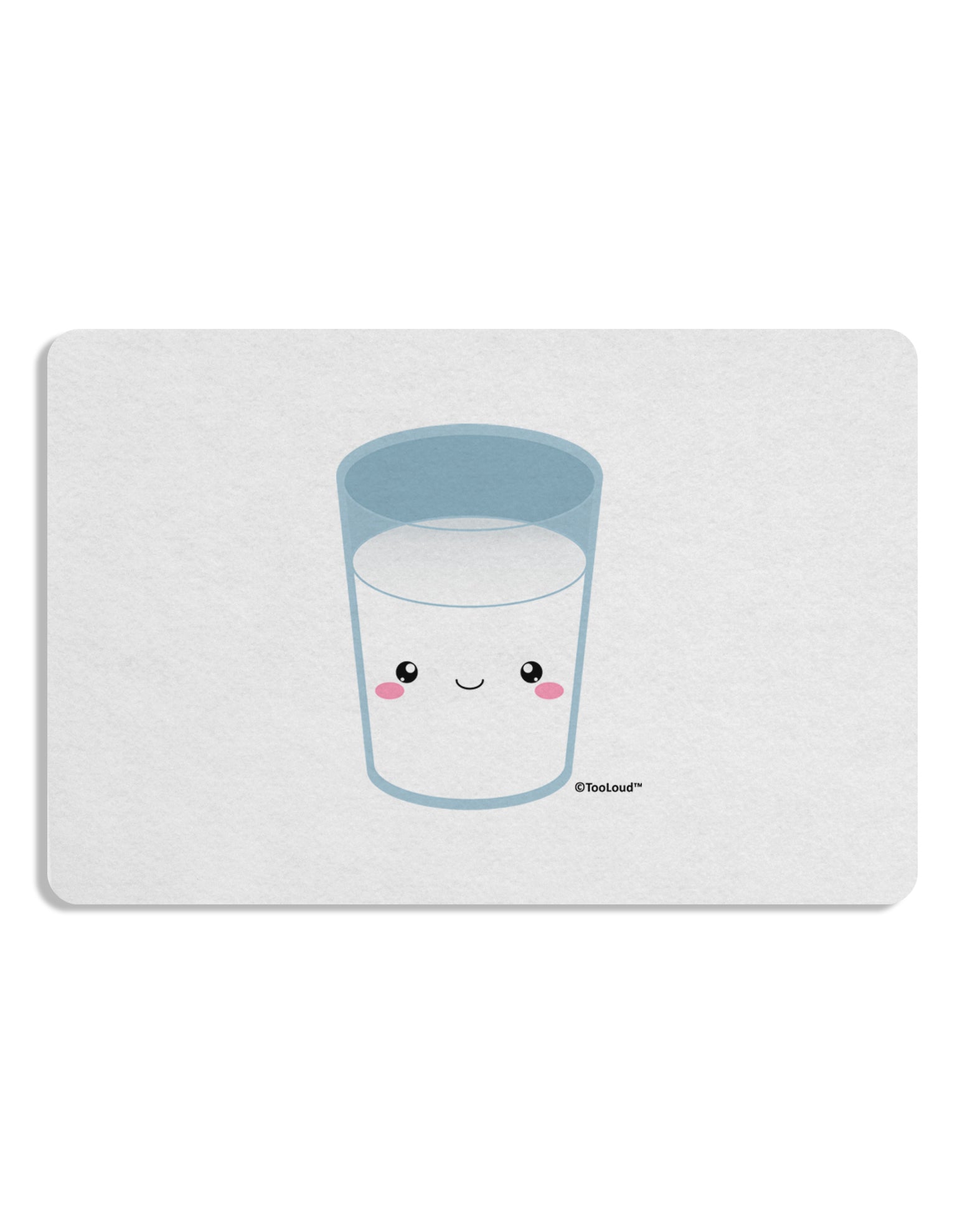 Cute Matching Milk and Cookie Design - Milk Placemat by TooLoud Set of 4 Placemats-Placemat-TooLoud-White-Davson Sales