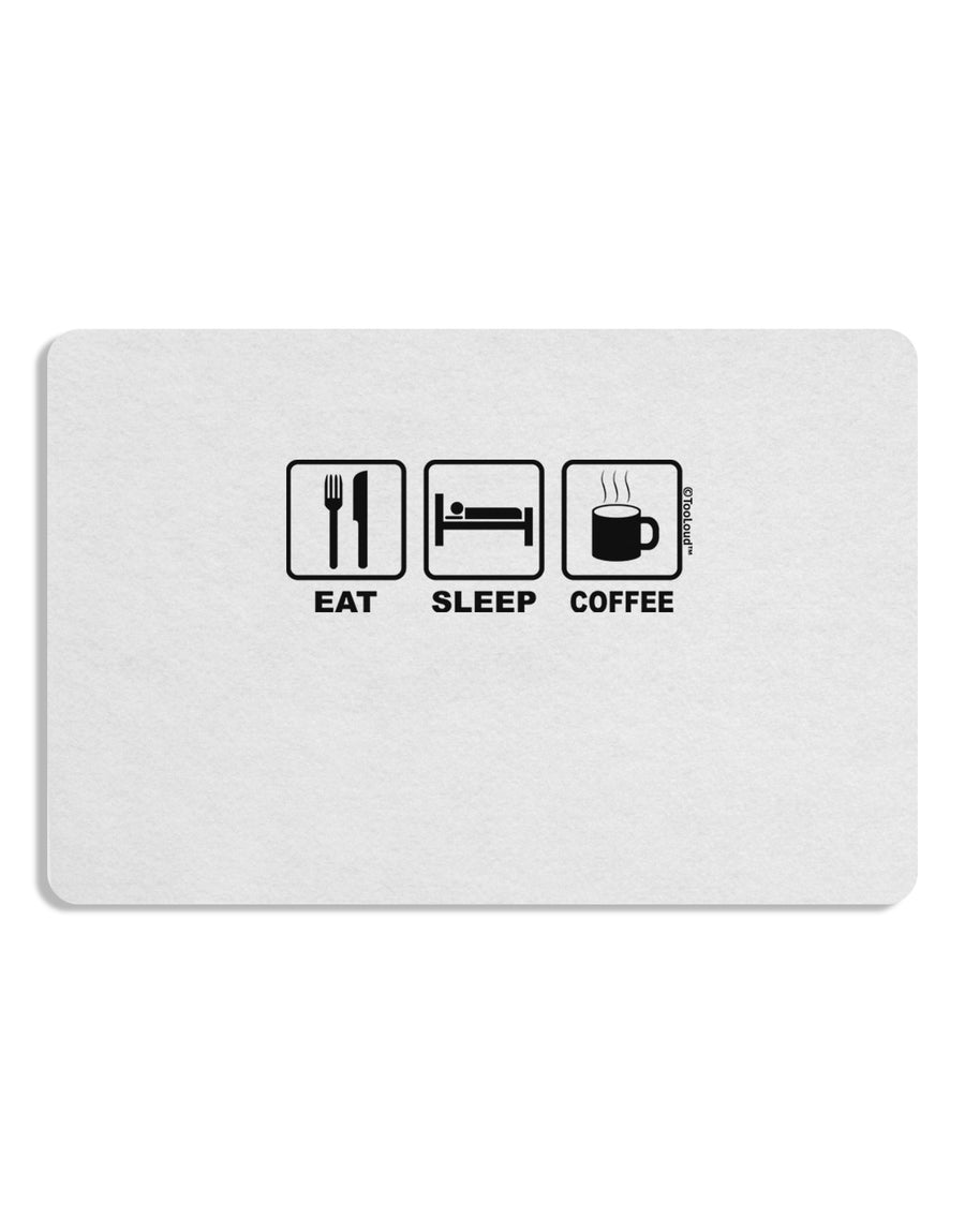 Eat Sleep Coffee Design Placemat by TooLoud Set of 4 Placemats-Placemat-TooLoud-White-Davson Sales