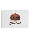 Cute Chestnut Design - Christmas Text 12 x 18 Placemat Set of 4 Placemats-Placemat-TooLoud-White-Davson Sales