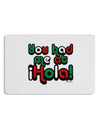 You Had Me at Hola - Mexican Flag Colors Placemat by TooLoud Set of 4 Placemats-Placemat-TooLoud-White-Davson Sales