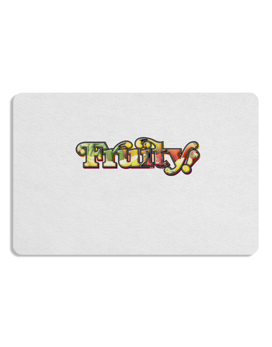 Fruity Text Placemat Set of 4 Placemats-Placemat-TooLoud-White-Davson Sales