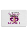 If You Can Keep Our Secrets Placemat Set of 4 Placemats-Placemat-TooLoud-White-Davson Sales