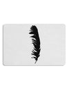 Black Feather Placemat Set of 4 Placemats-Placemat-TooLoud-White-Davson Sales