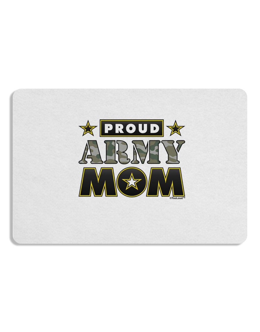 Proud Army Mom Placemat Set of 4 Placemats-Placemat-TooLoud-White-Davson Sales