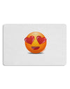 Heart Eye Emoji Placemat Set of 4 Placemats-Placemat-TooLoud-White-Davson Sales