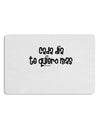 Cada Dia Te Quiero Mas Design Placemat by TooLoud Set of 4 Placemats-Placemat-TooLoud-White-Davson Sales