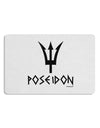 Trident of Poseidon with Text - Greek Mythology 12 x 18 Placemat by TooLoud Set of 4 Placemats-Placemat-TooLoud-White-Davson Sales