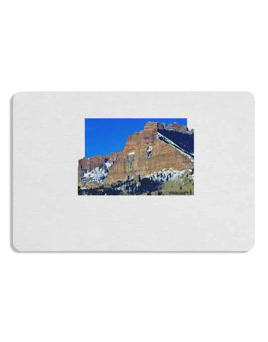 Colorado Snowy Mountains Cutout Placemat Set of 4 Placemats-Placemat-TooLoud-White-Davson Sales