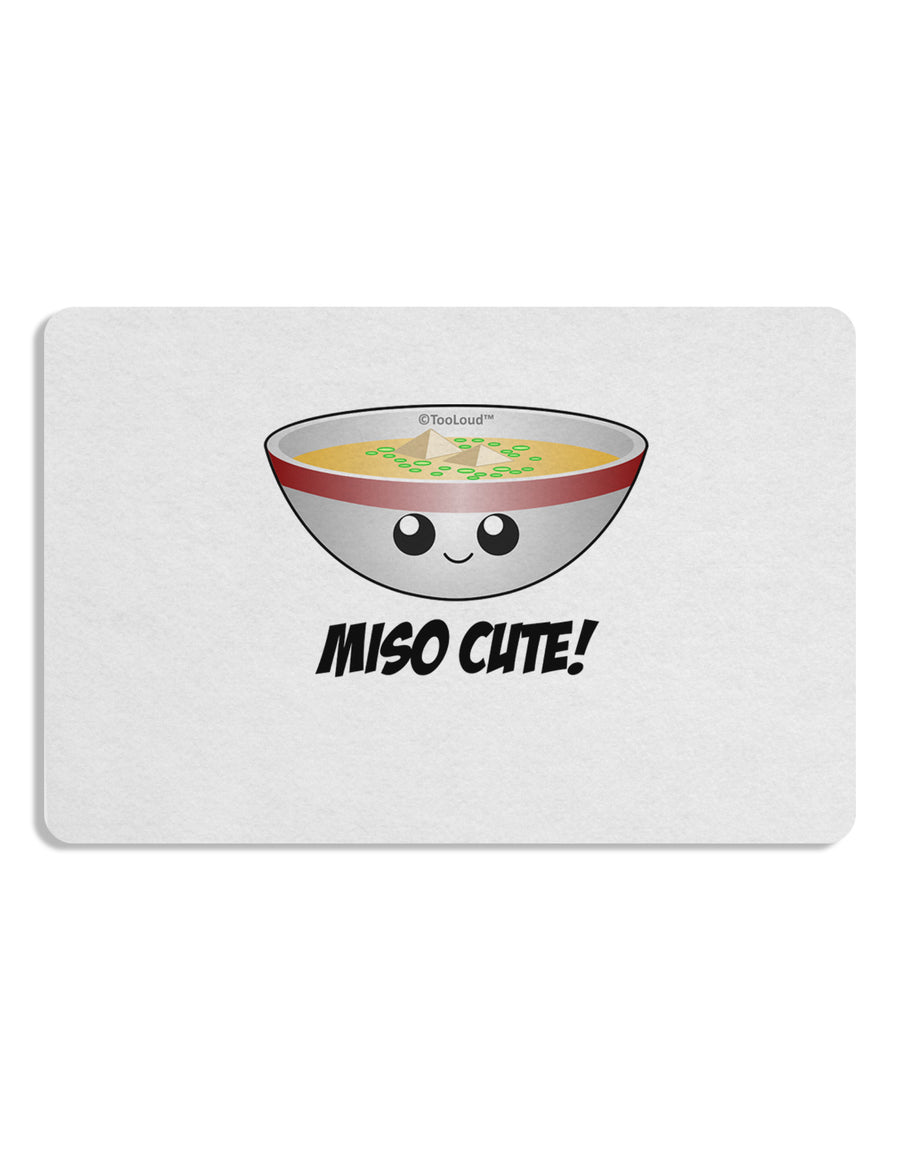 Miso Cute - Cute Miso Soup Bowl Placemat by TooLoud Set of 4 Placemats-Placemat-TooLoud-White-Davson Sales