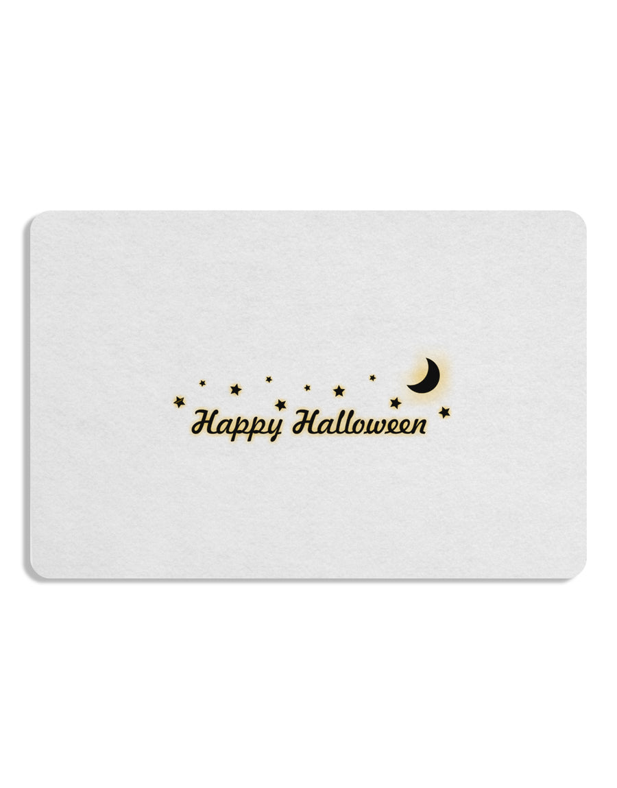 Happy Halloween Crescent Moon and Stars 12 x 18 Placemat Set of 4 Placemats-Placemat-TooLoud-White-Davson Sales