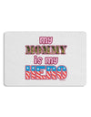 My Mommy is My Hero - Armed Forces - Pink Placemat by TooLoud Set of 4 Placemats-Placemat-TooLoud-White-Davson Sales