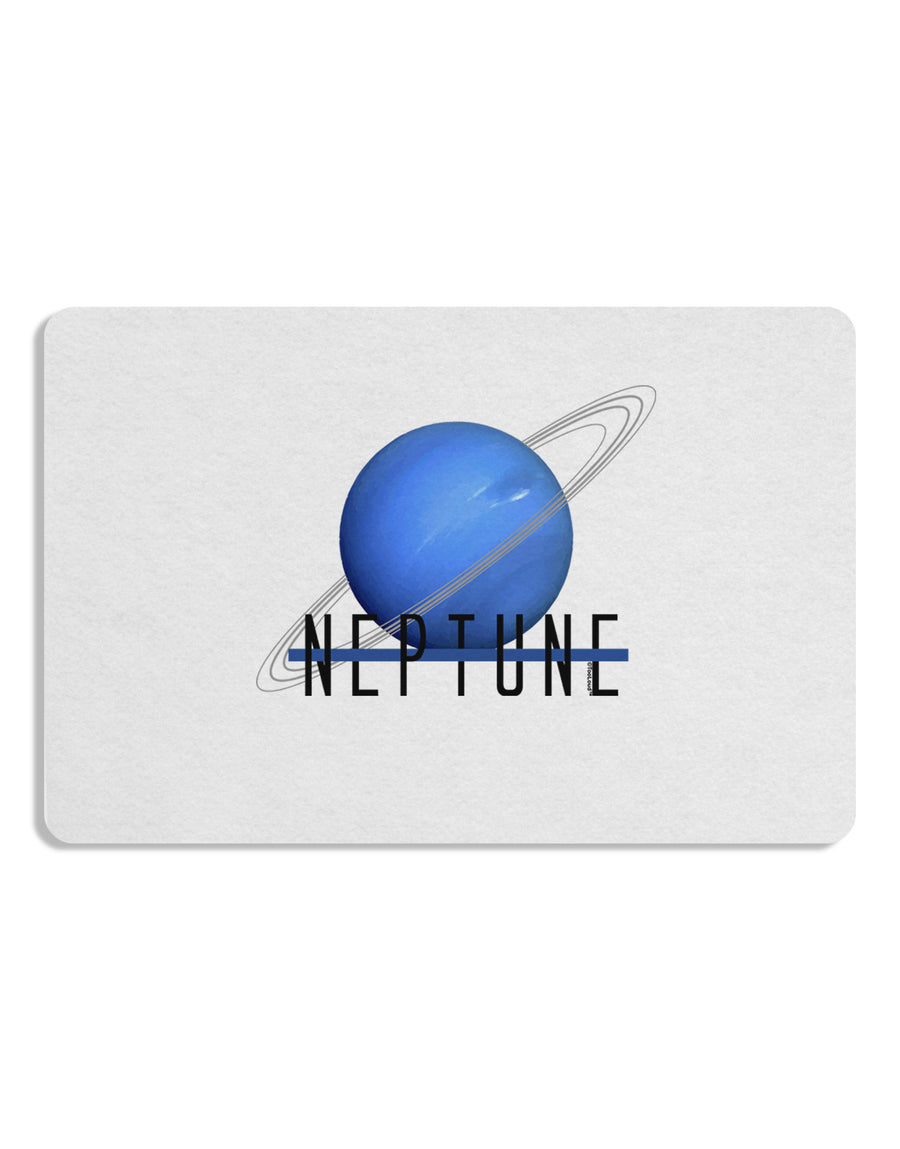 Planet Neptune Text Placemat by TooLoud Set of 4 Placemats-Placemat-TooLoud-White-Davson Sales