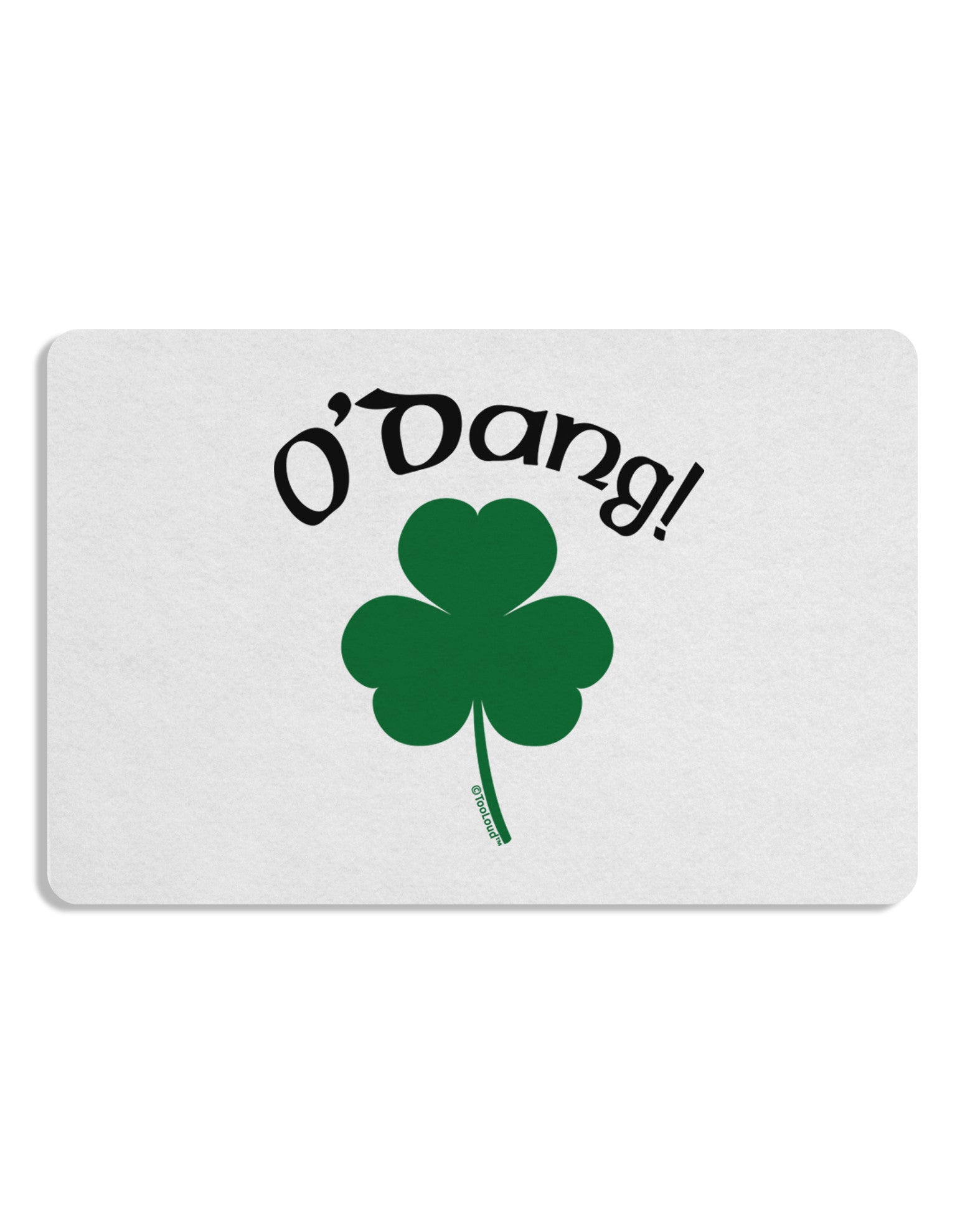 O'Dang - St Patrick's Day Placemat Set of 4 Placemats-Placemat-TooLoud-White-Davson Sales