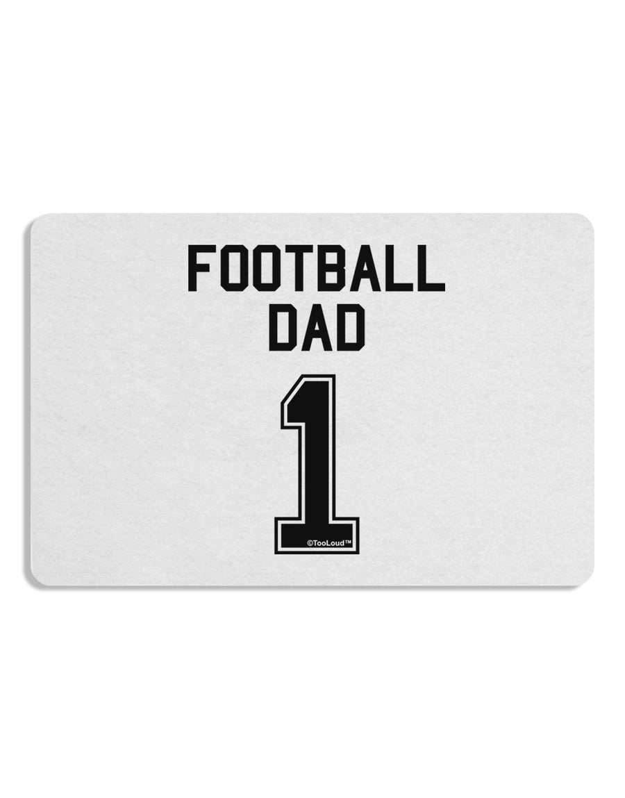 Football Dad Jersey Placemat by TooLoud Set of 4 Placemats-Placemat-TooLoud-White-Davson Sales