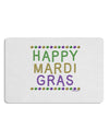 Happy Mardi Gras Beads Placemat Set of 4 Placemats-Placemat-TooLoud-White-Davson Sales