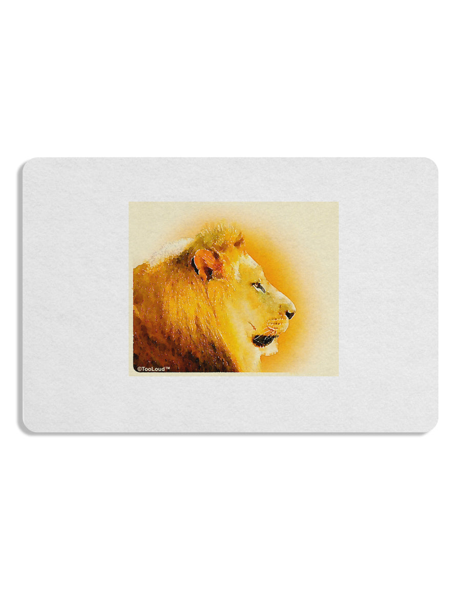 Lion Watercolor 3 Placemat Set of 4 Placemats-Placemat-TooLoud-White-Davson Sales