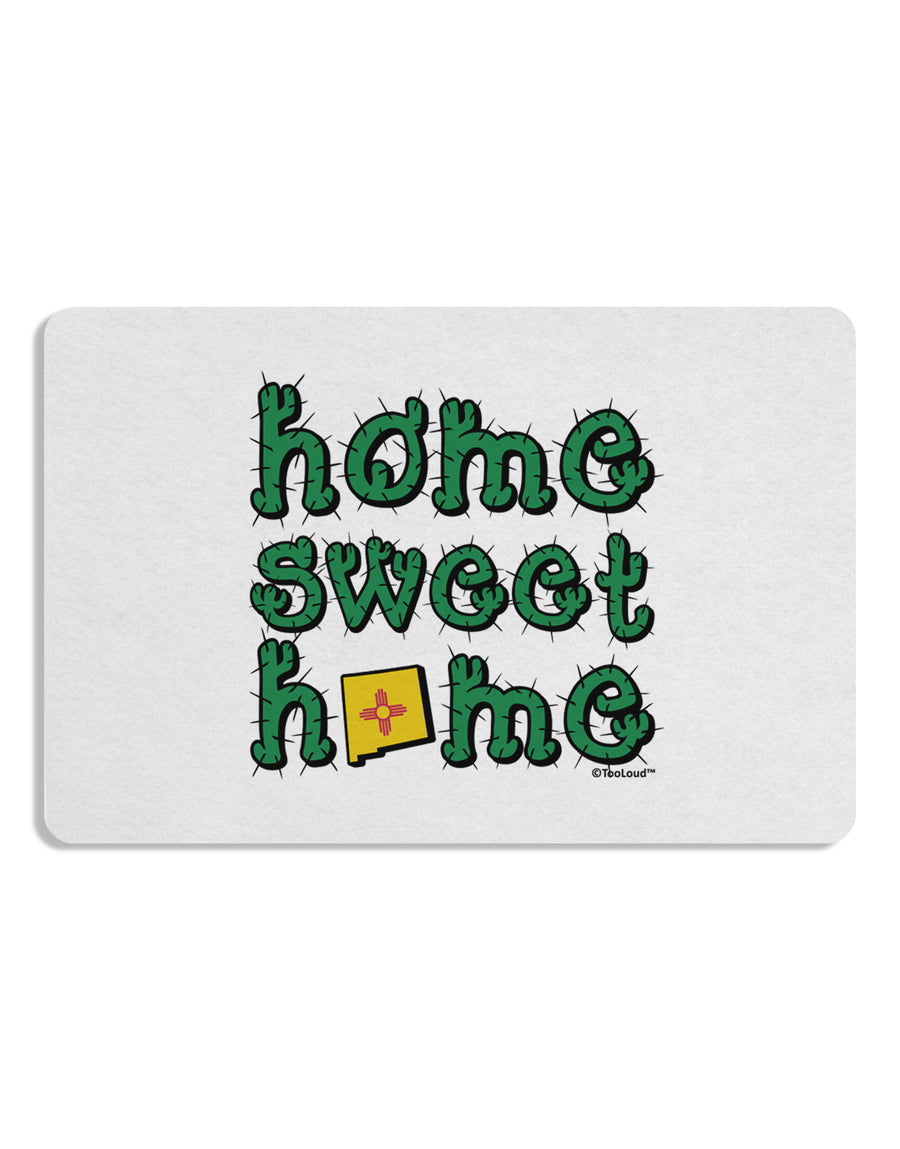 Home Sweet Home - New Mexico - Cactus and State Flag Placemat by TooLoud Set of 4 Placemats-Placemat-TooLoud-White-Davson Sales