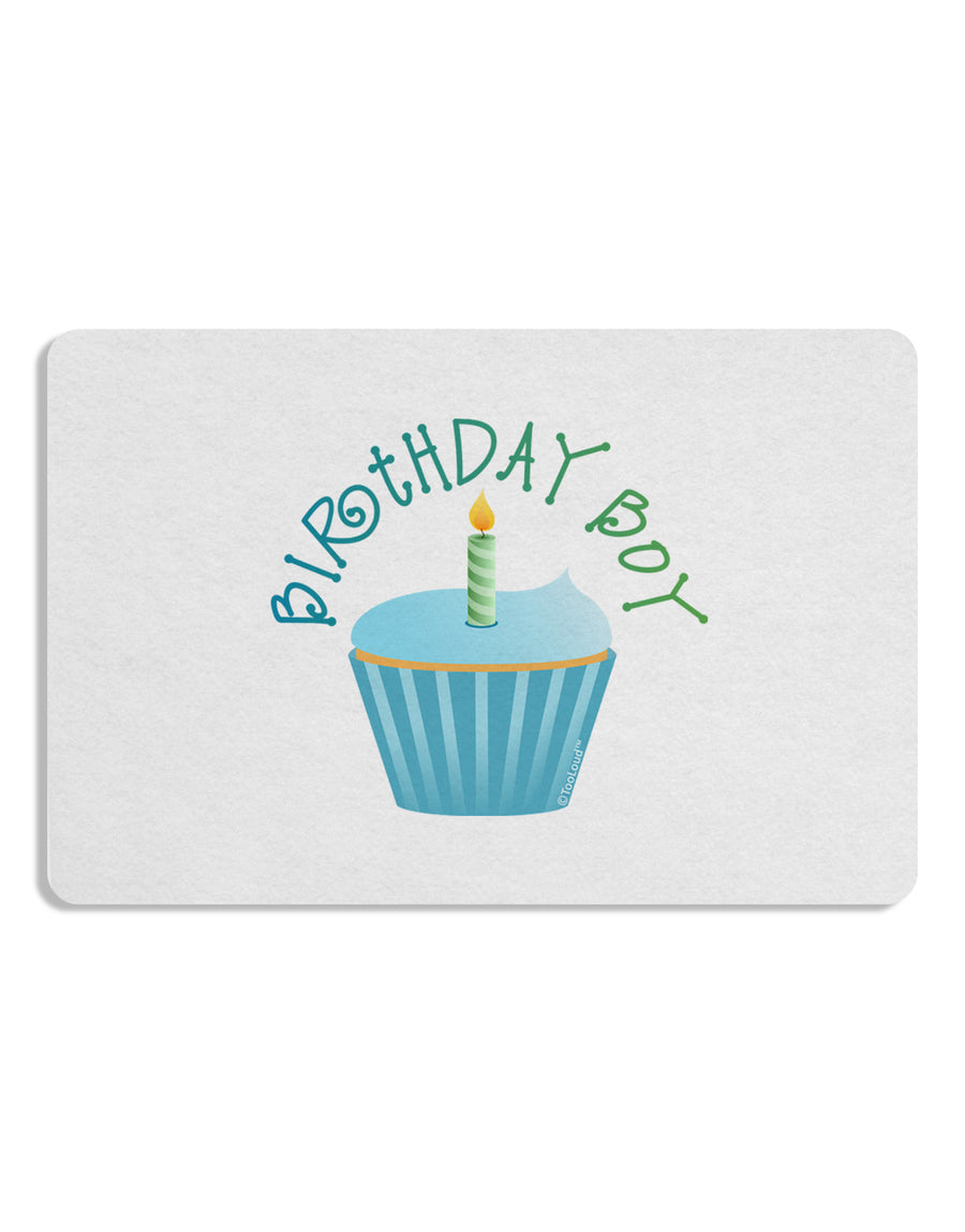 Birthday Boy - Candle Cupcake Placemat by TooLoud Set of 4 Placemats-Placemat-TooLoud-White-Davson Sales