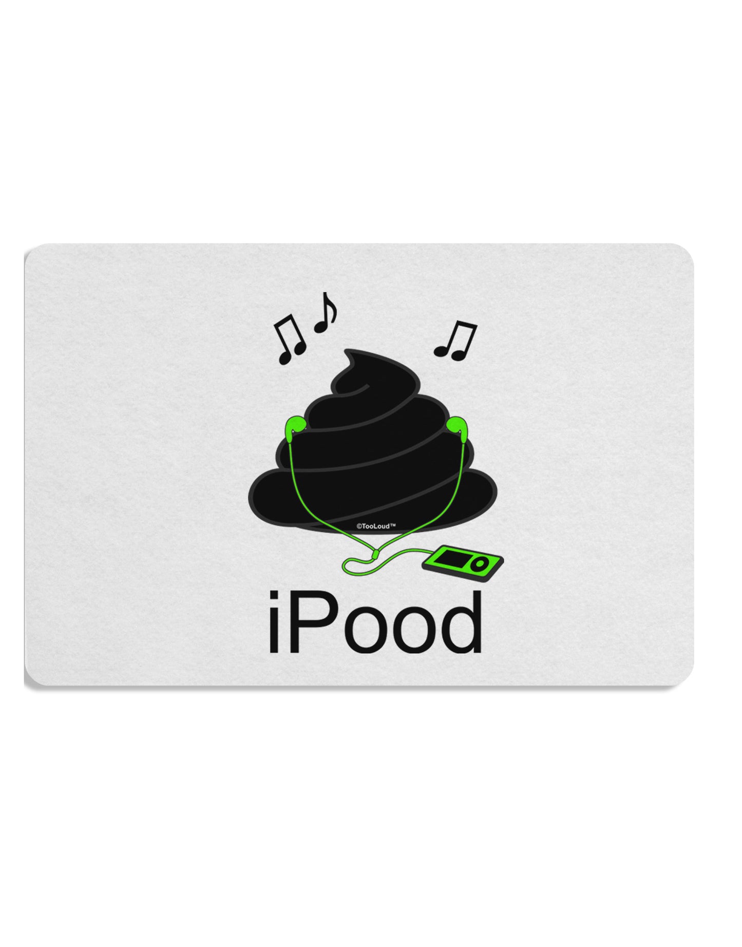 iPood Placemat Set of 4 Placemats-Placemat-TooLoud-White-Davson Sales