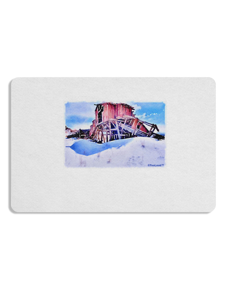 Victor Mines Colorado Watercolor Placemat Set of 4 Placemats-Placemat-TooLoud-White-Davson Sales