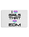 I Heart Girls That Heart EDM Placemat Set of 4 Placemats-Placemat-TooLoud-White-Davson Sales