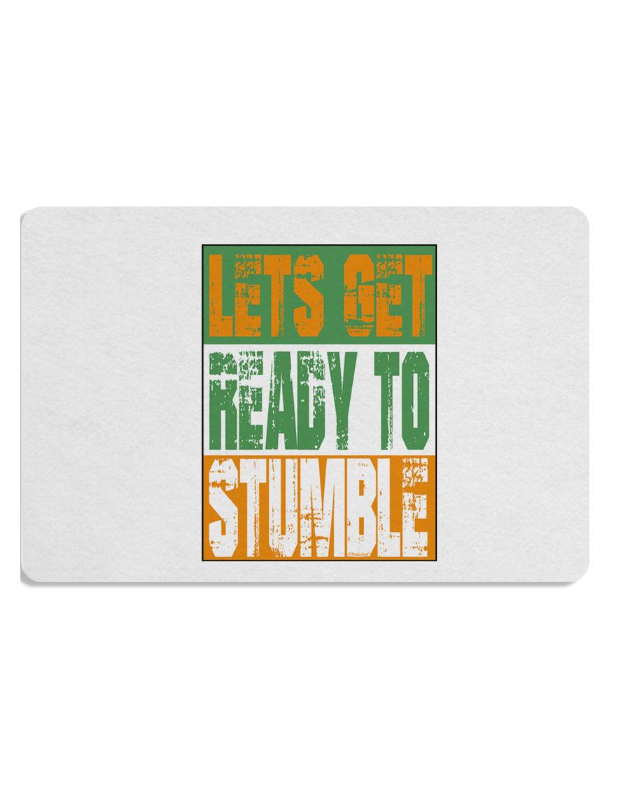 Lets Get Ready To Stumble Placemat by TooLoud Set of 4 Placemats-Placemat-TooLoud-White-Davson Sales