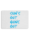 Suns Out Guns Out - Blue Placemat Set of 4 Placemats-Placemat-TooLoud-White-Davson Sales