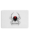 Black Widow Spider Design - Text 12 x 18 Placemat Set of 4 Placemats-Placemat-TooLoud-White-Davson Sales