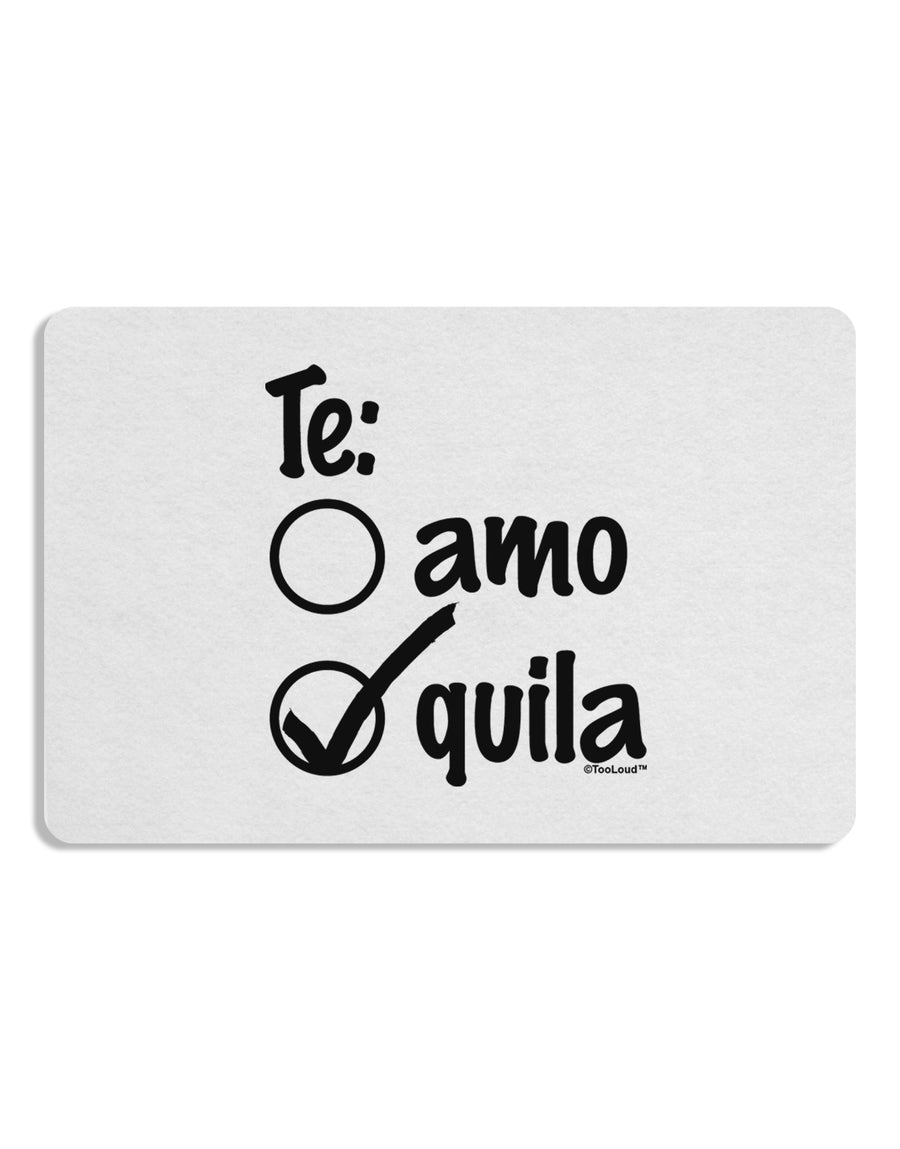 Tequila Checkmark Design Placemat by TooLoud Set of 4 Placemats-Placemat-TooLoud-White-Davson Sales